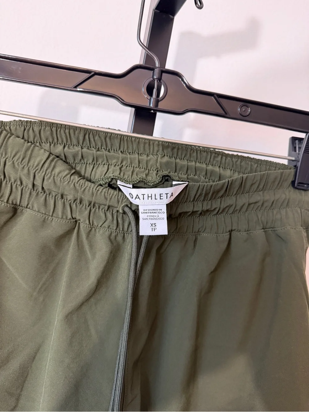 Athleta Olive Green Athletic Shorts Size XS - Picture 4 of 4